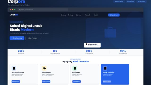 Corpora – Template Company Profile