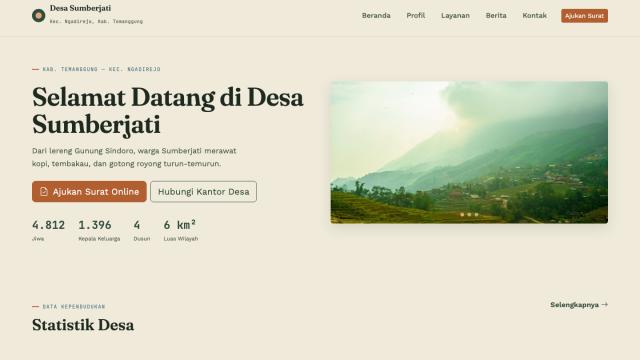 Terasdesa – Template Website Desa