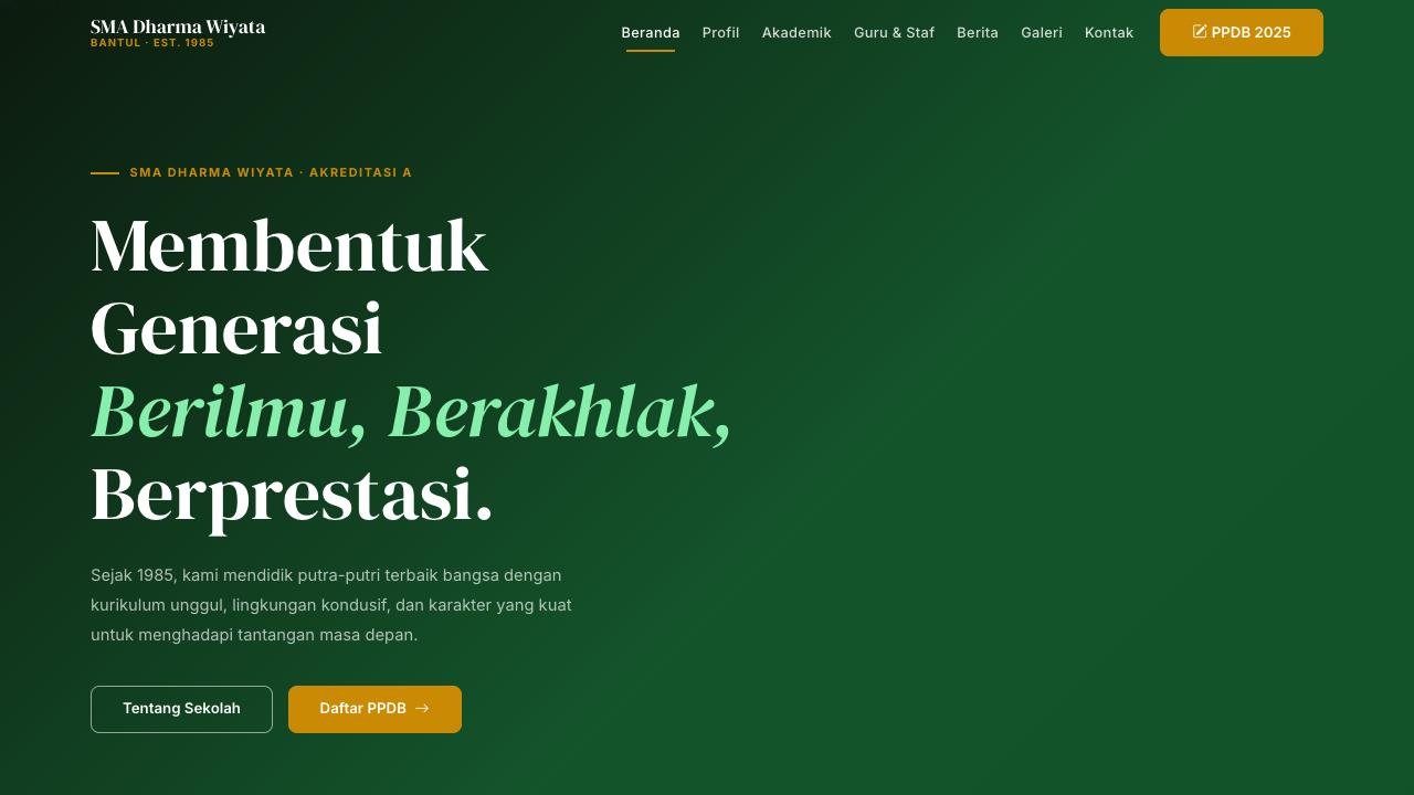 SekolahKu – Template Website Sekolah