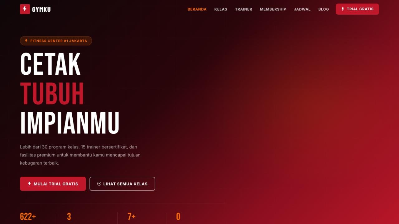 GymKu – Template Gym & Fitness