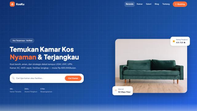 KosKu – Template Website Kos/Kontrakan