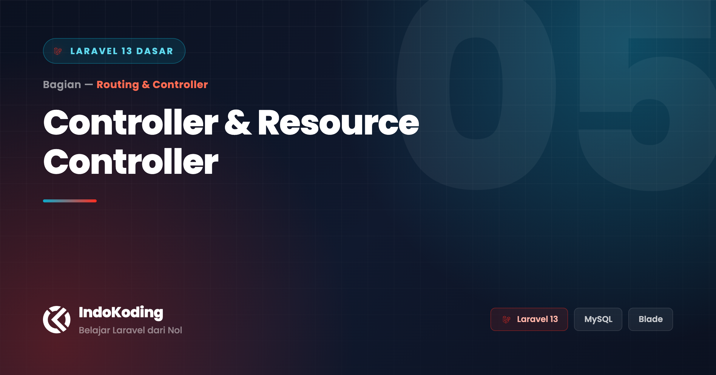 Controller & Resource Controller di Laravel 13