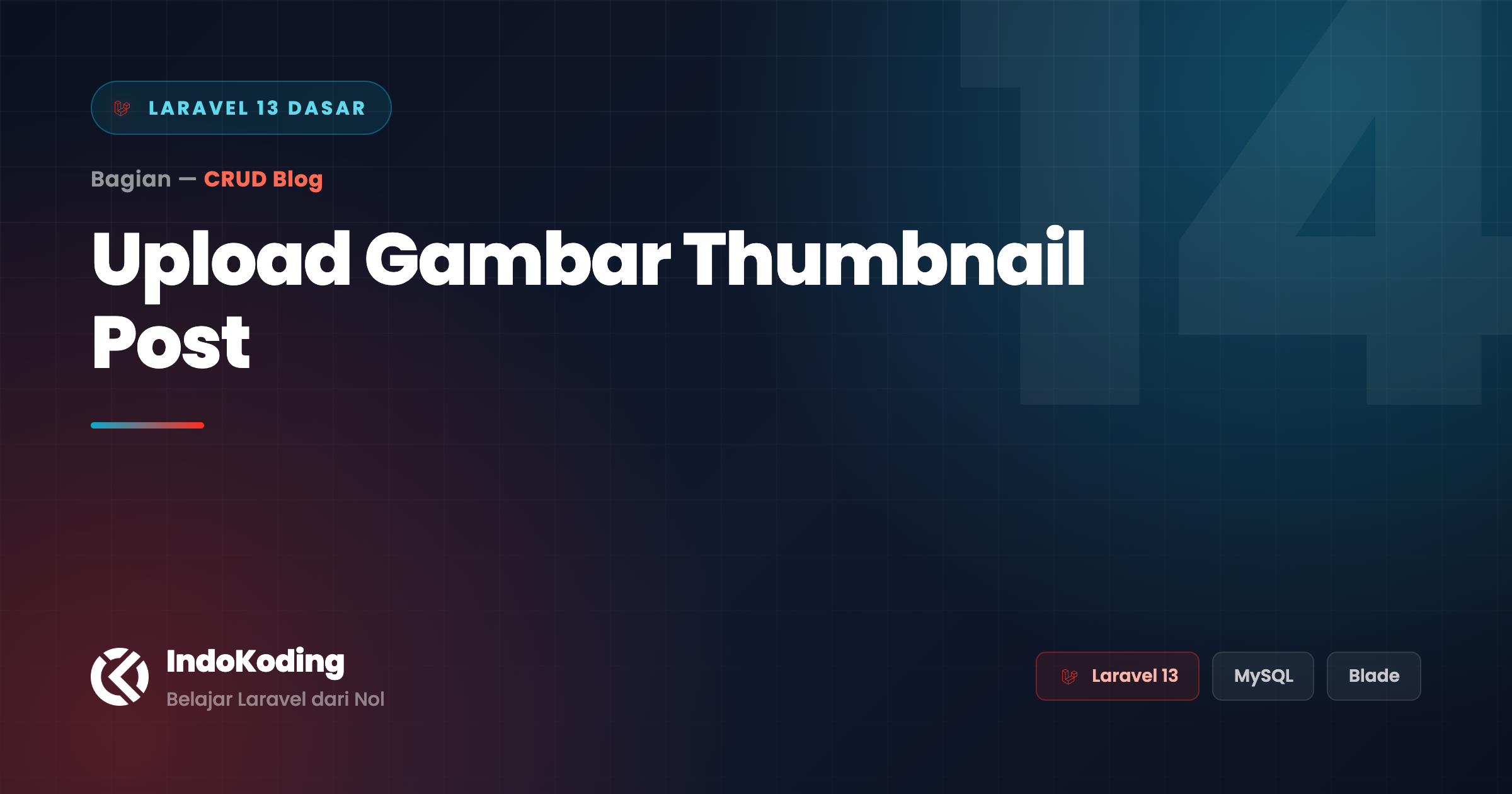 Upload Gambar Thumbnail Post di Laravel
