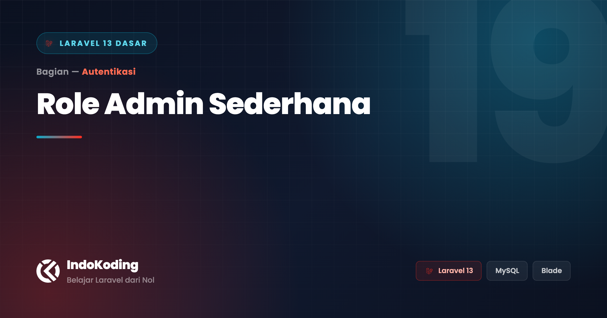 Role Admin Sederhana Tanpa Package Tambahan