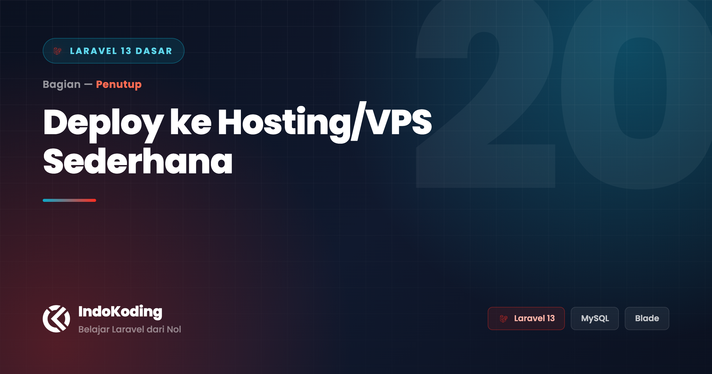 Deploy Laravel 13 ke VPS — Nginx, SSL, dan Optimasi Production