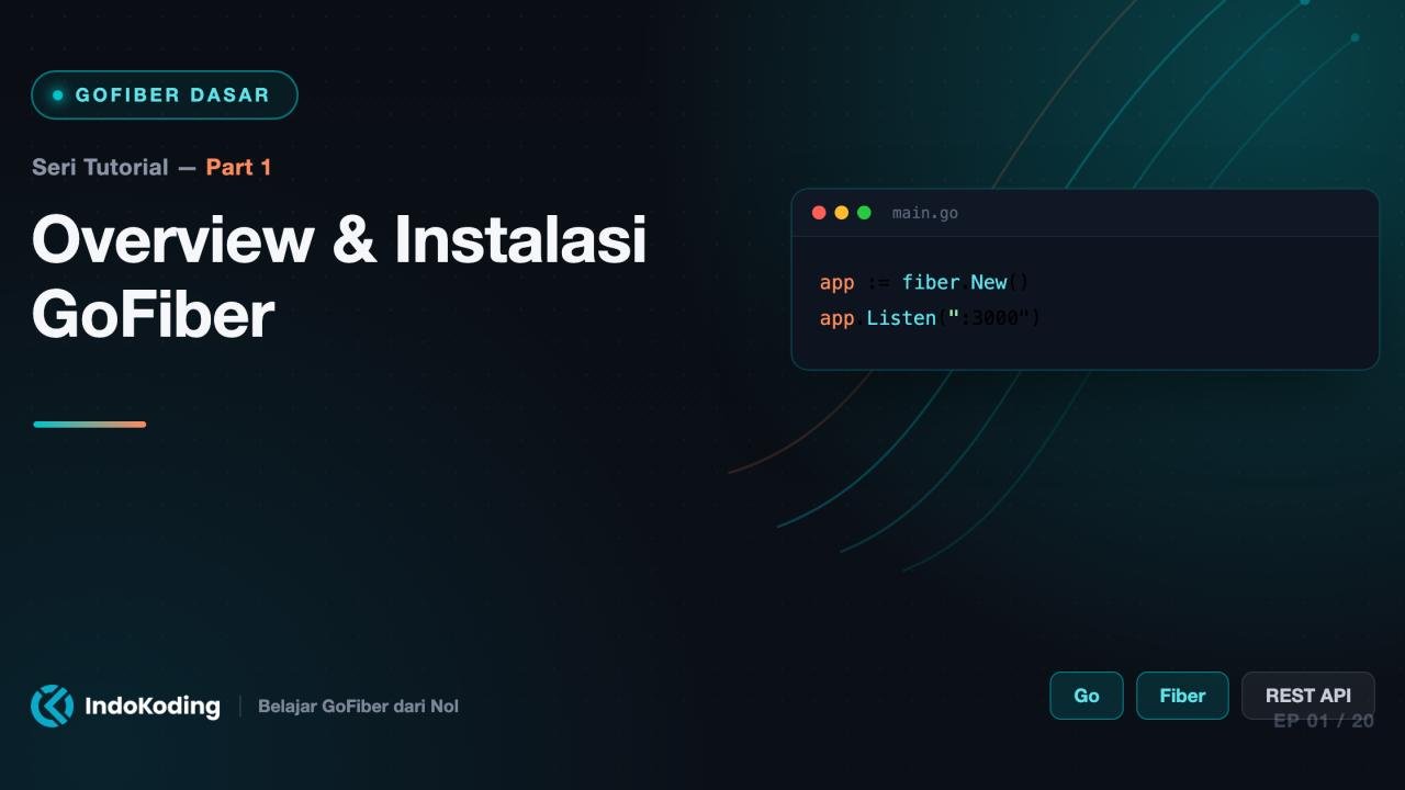 Part 1 - Overview & Instalasi GoFiber