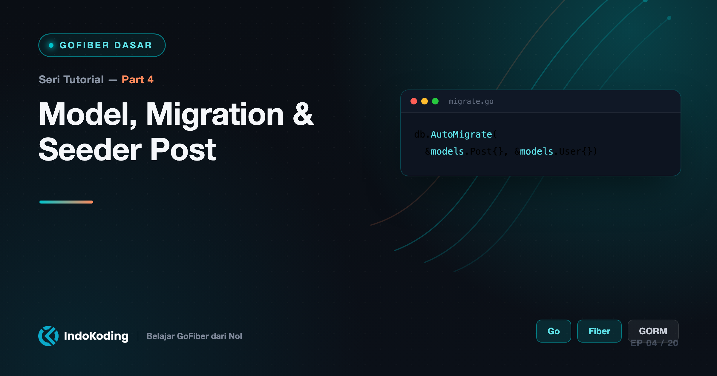 Part 4 - Model, Migration & Seeder Post