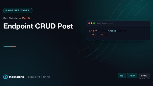 Part 5 - Endpoint CRUD Post