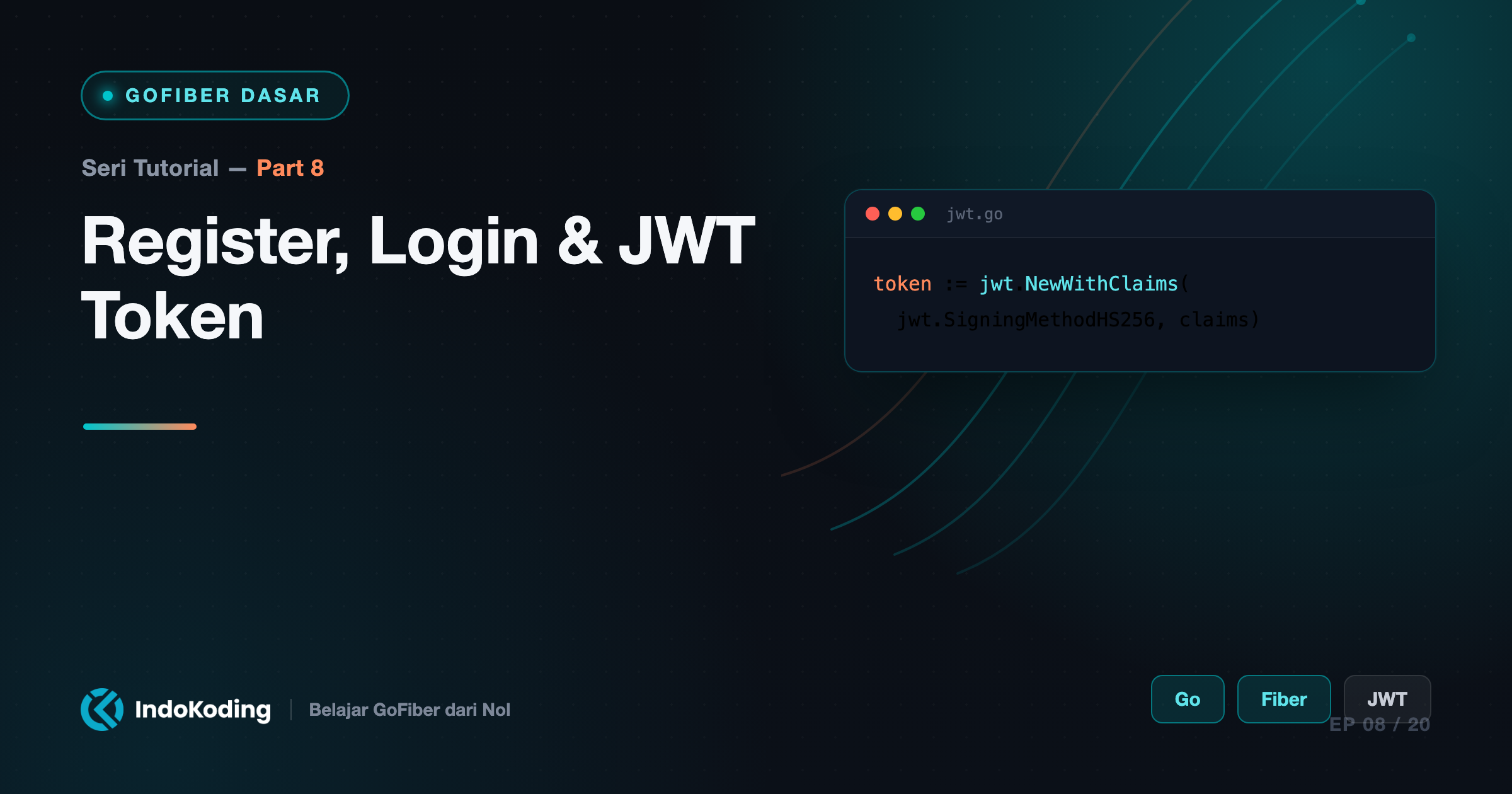 Part 8 - Register, Login & Generate JWT Token
