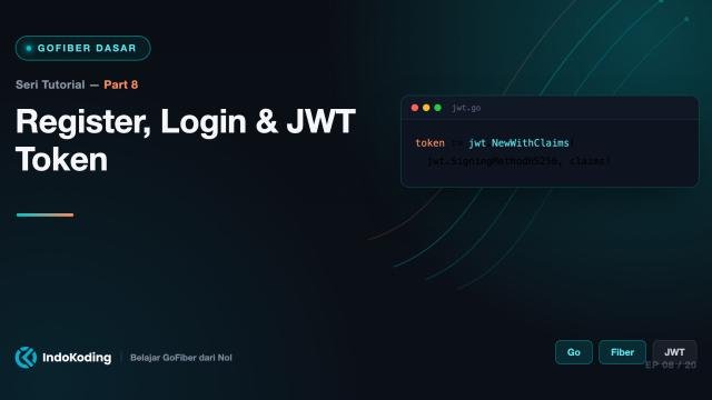 Part 8 - Register, Login & Generate JWT Token
