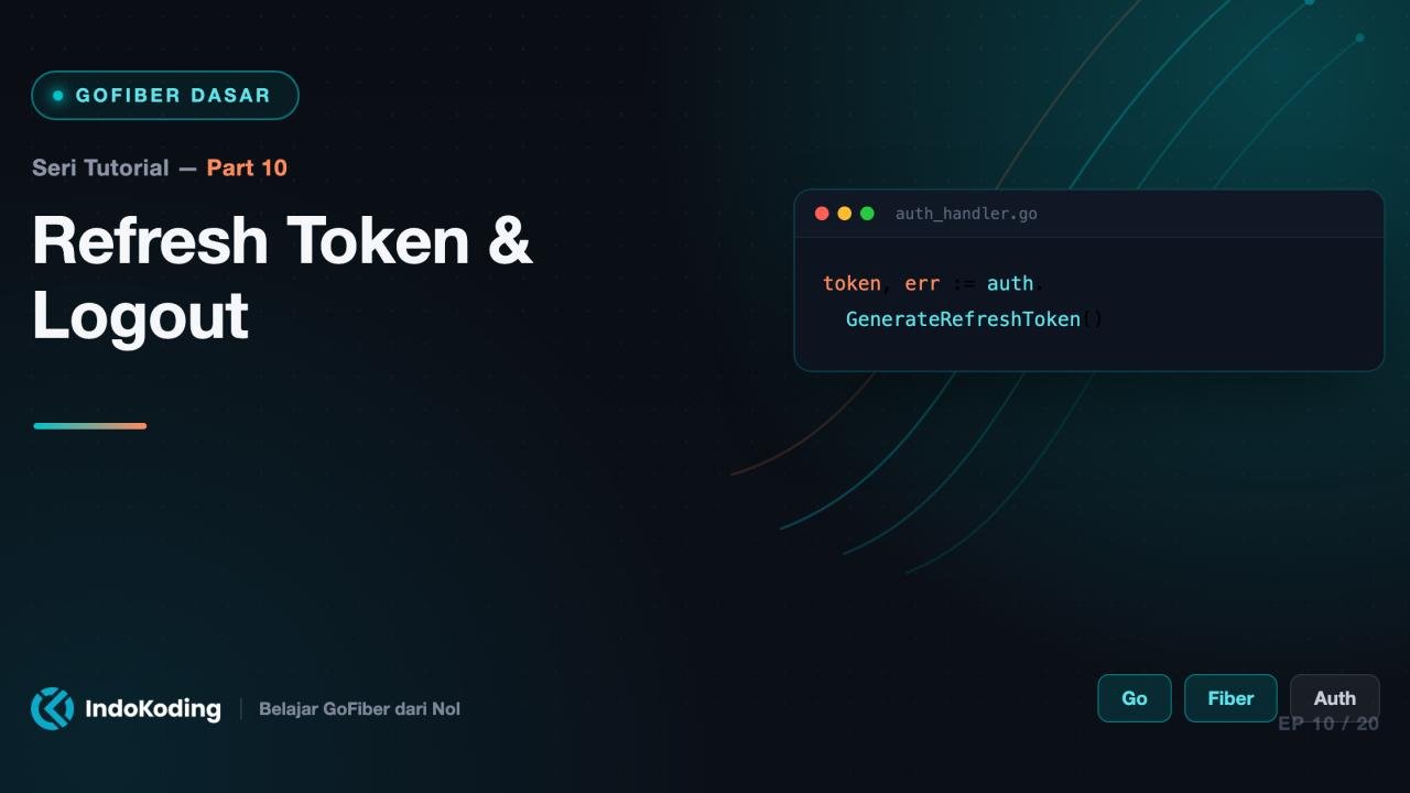 Part 10 - Refresh Token & Logout