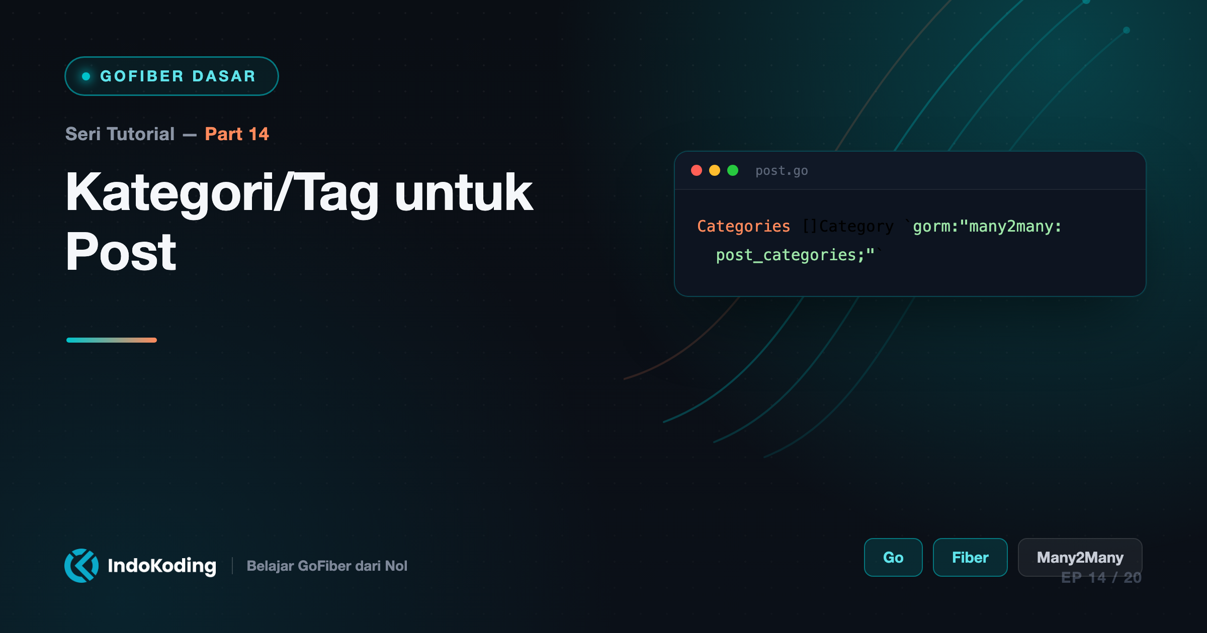 Part 14 - Kategori/Tag untuk Post