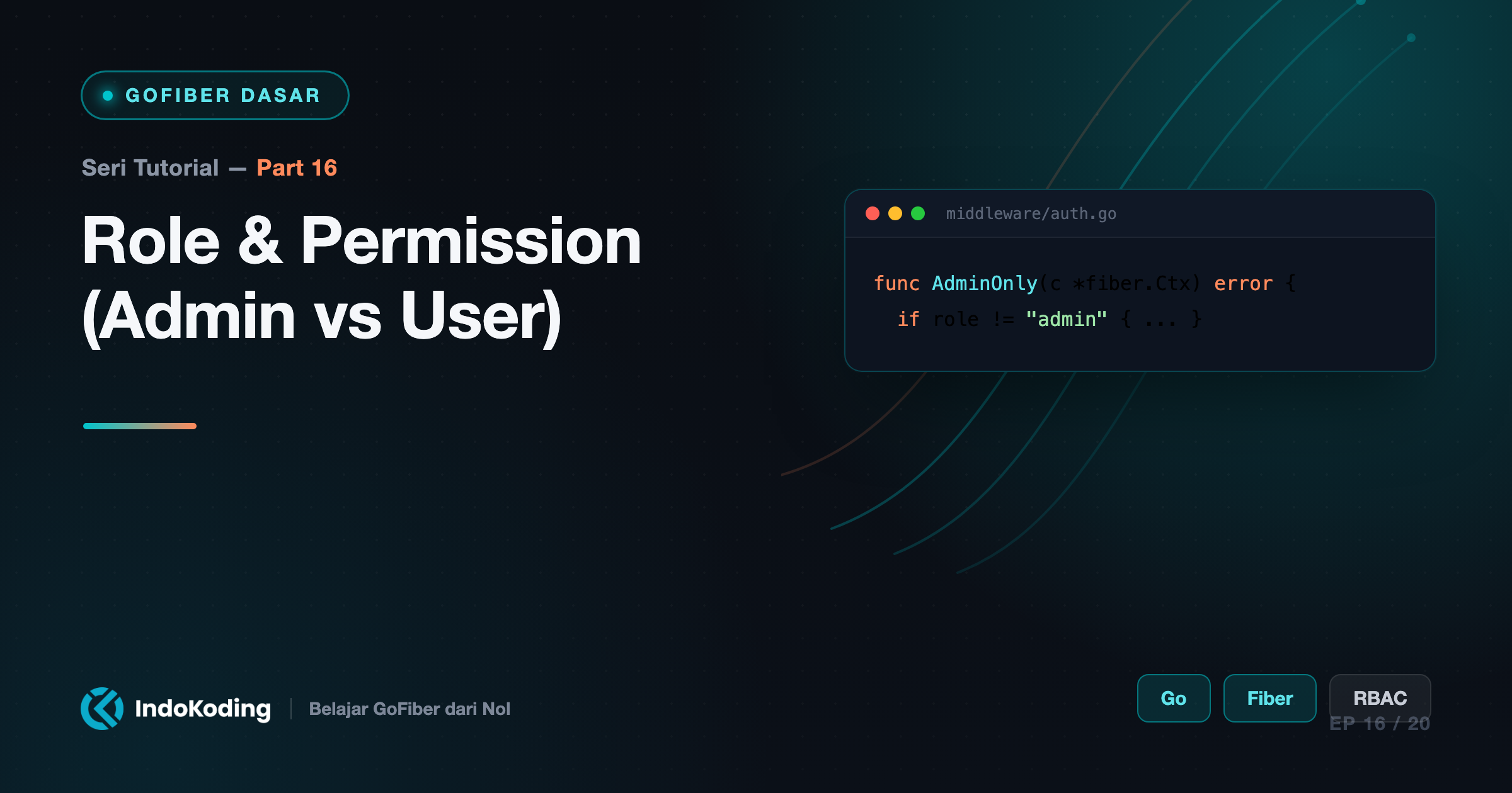 Part 16 - Role & Permission (Admin vs User)