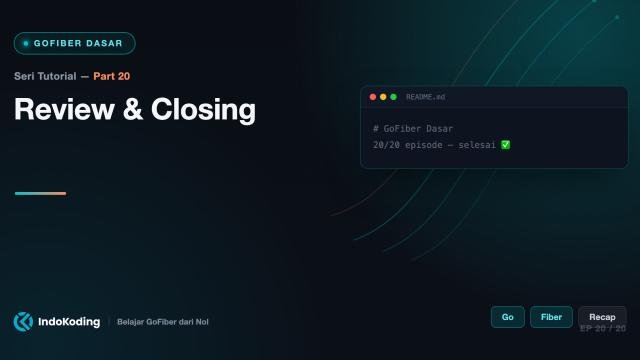 Part 20 - Review & Closing