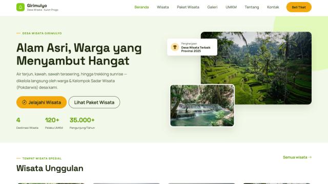 Desaku – Template Desa Wisata