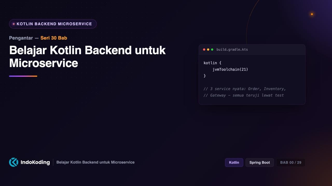 Pengantar Seri: Belajar Kotlin Backend untuk Microservice