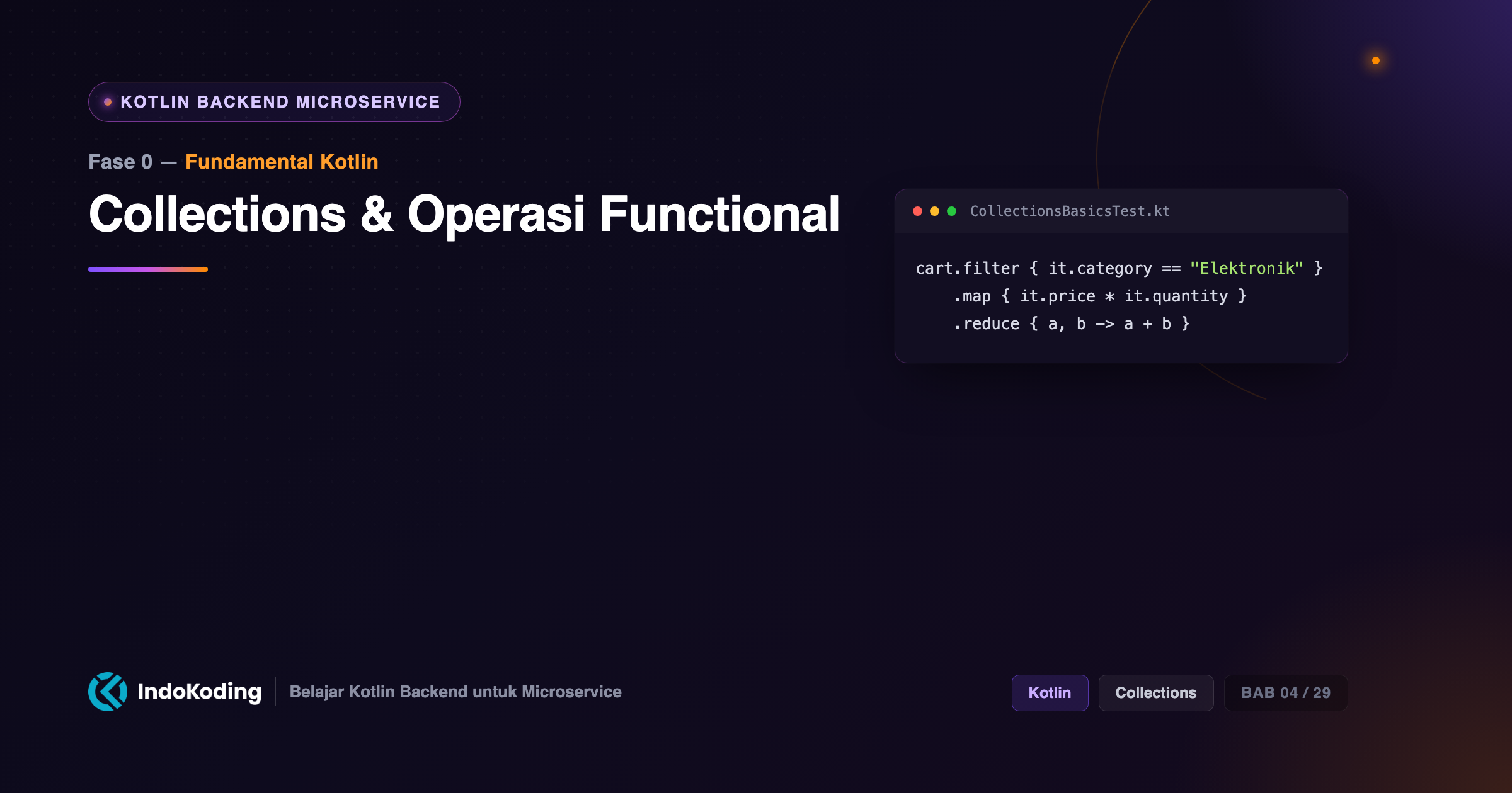 Collections & Operasi Functional di Kotlin