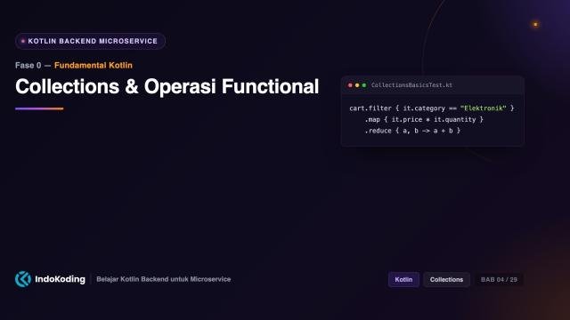 Collections & Operasi Functional di Kotlin