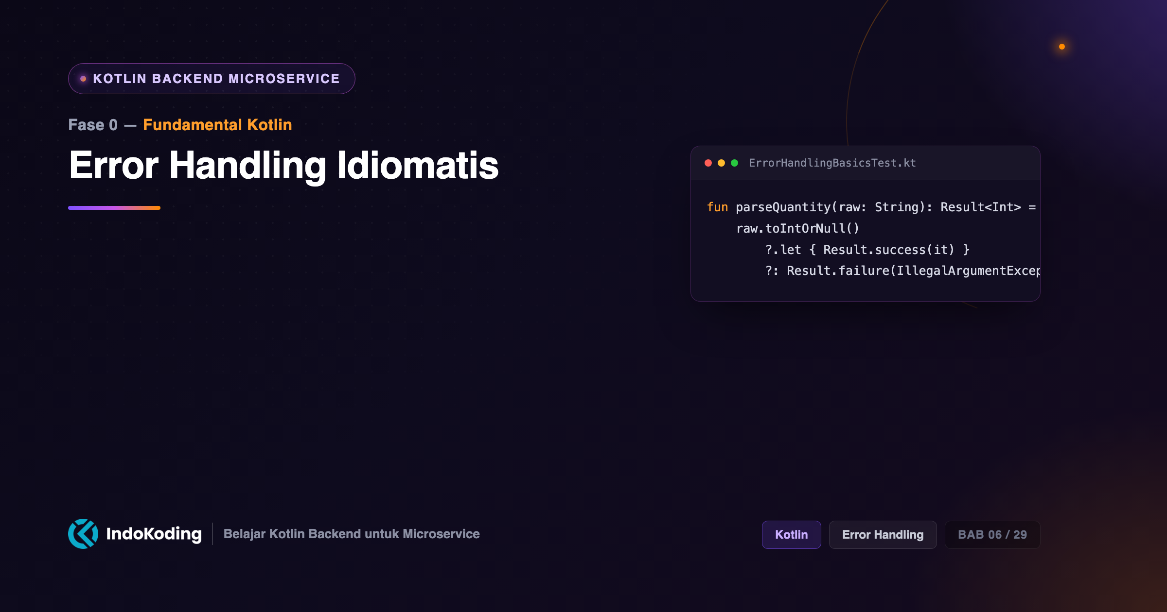 Error Handling Idiomatis di Kotlin