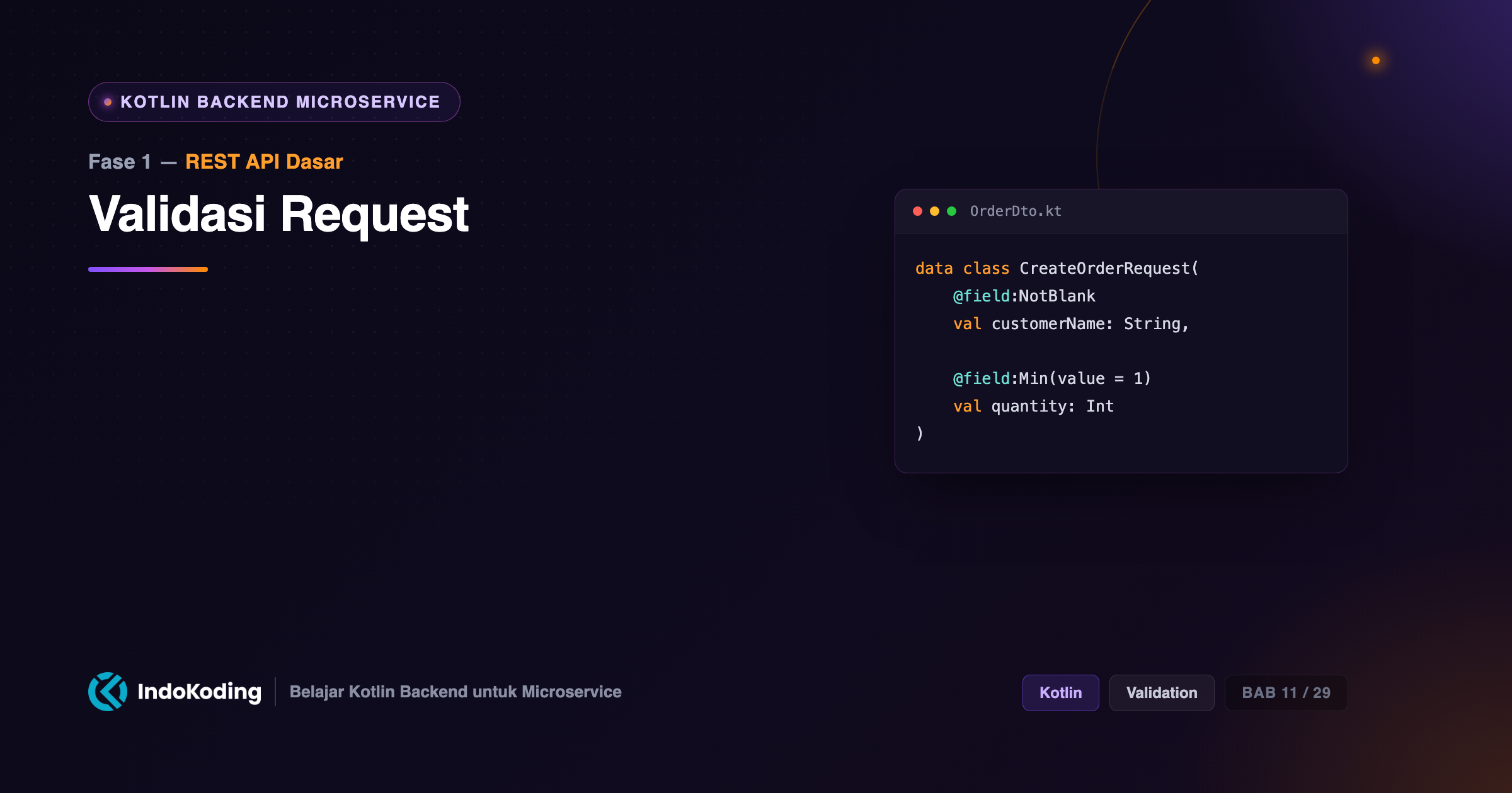 Validasi Request