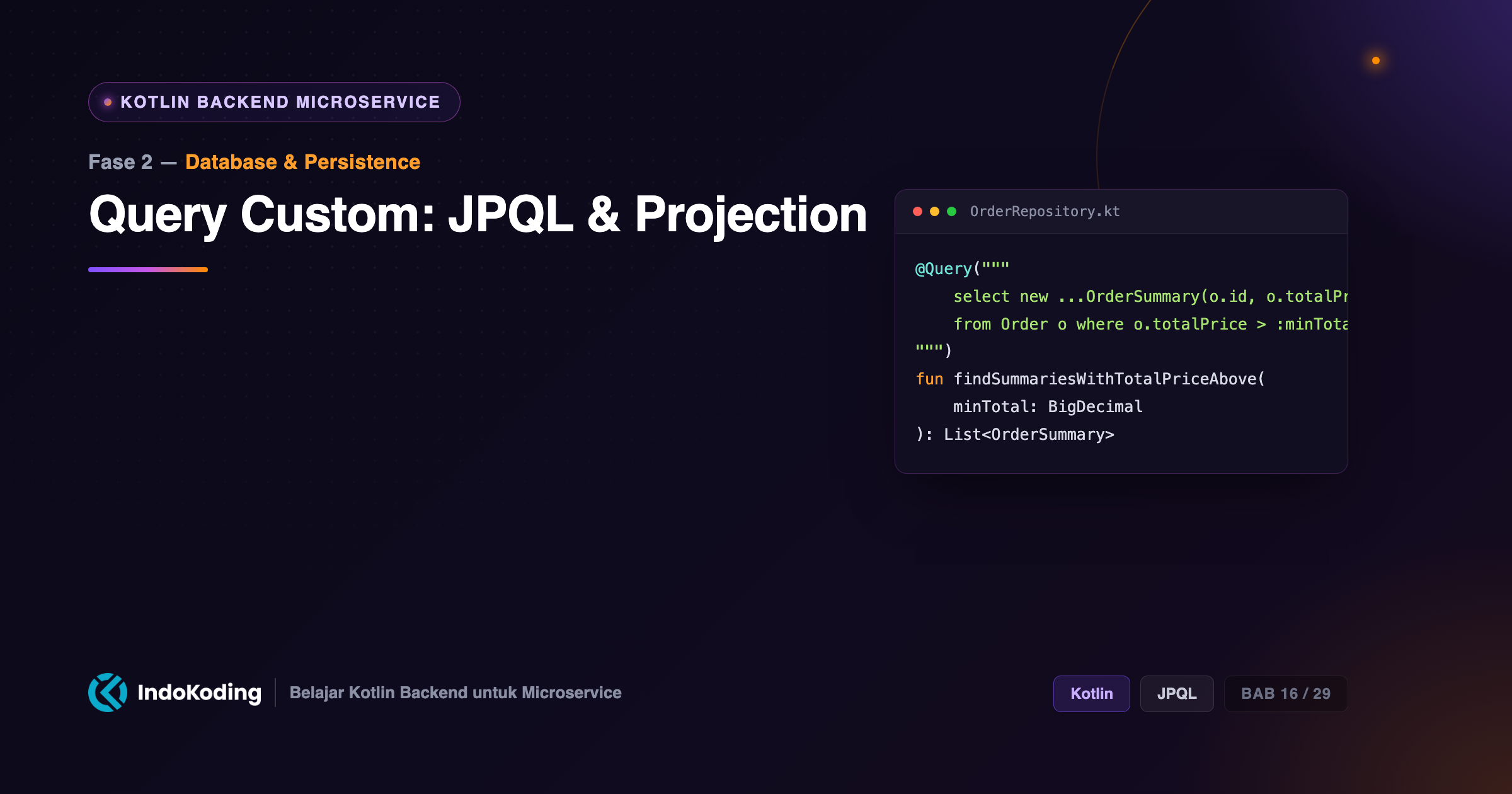 Query Custom - JPQL & Projection