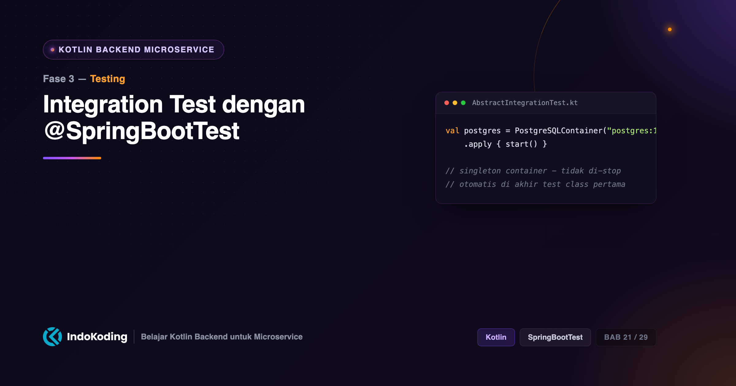 Integration Test dengan @SpringBootTest
