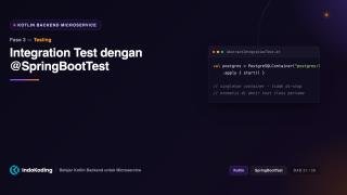 Integration Test dengan @SpringBootTest