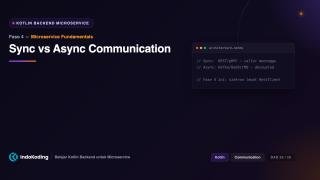 Sync vs Async Communication