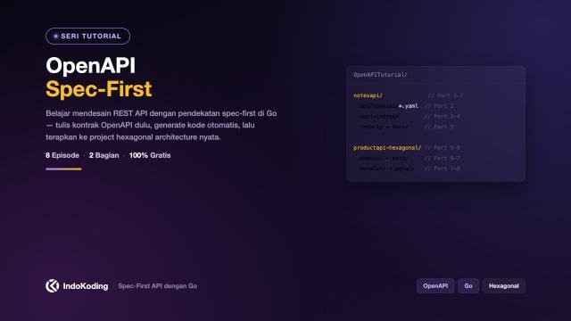 OpenAPI Spec-First untuk Go Developer