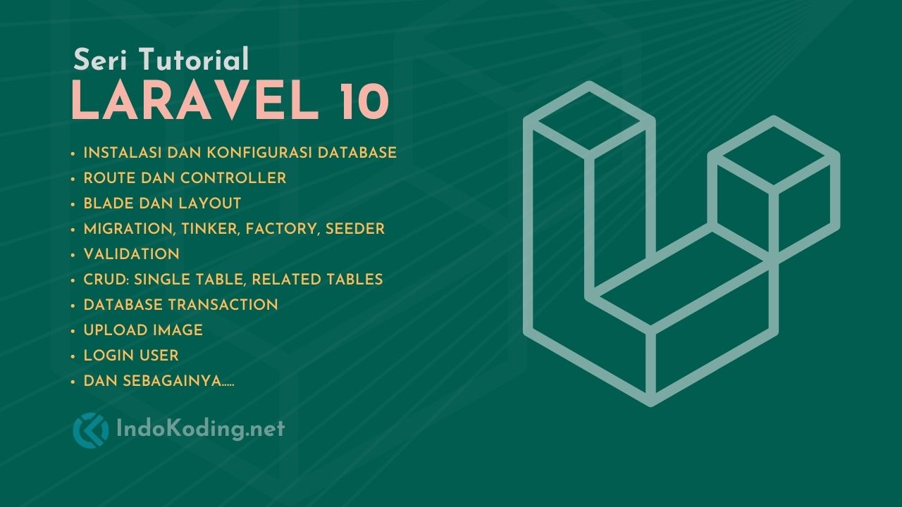 Seri Tutorial Laravel 10 untuk Pemula